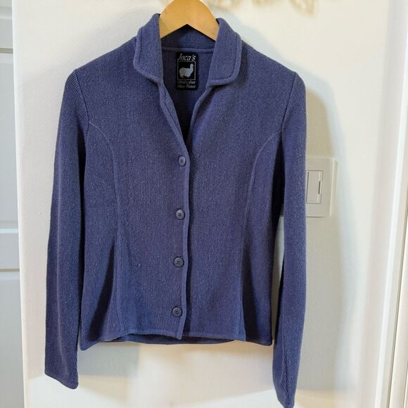 Inca’s World’s Finest Alpaca Products Alpaca Knit Jacket M - Picture 11 of 12